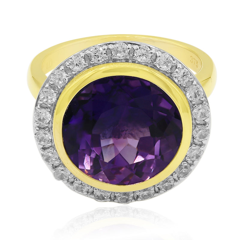 Uruguay-Amethyst-Goldring