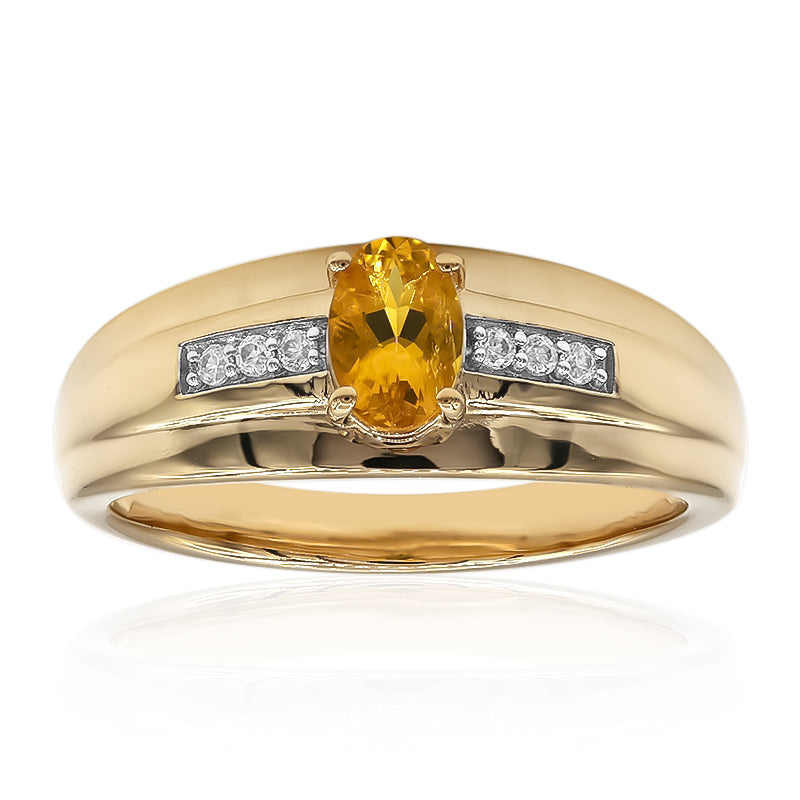 Goldener Beryll-Goldring