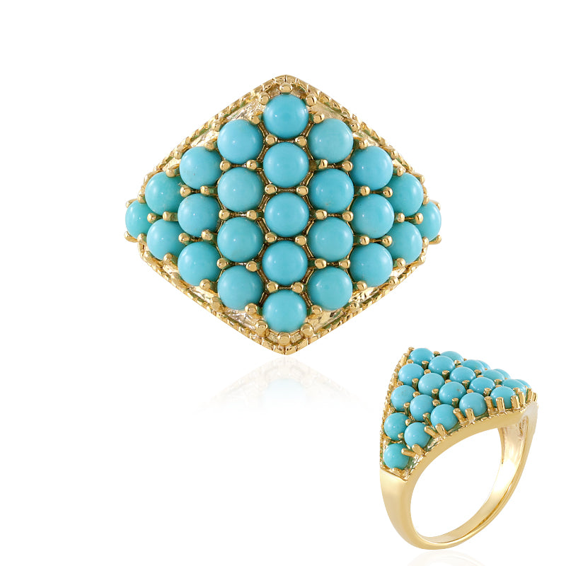 Sleeping Beauty-Türkis-Silberring (Faszination Türkis)