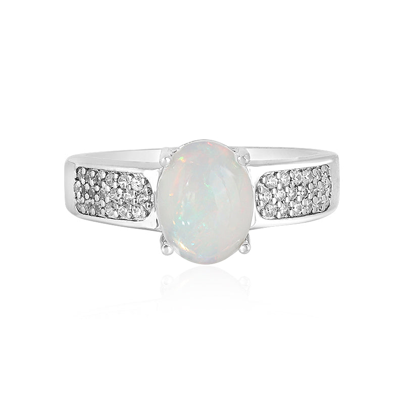Welo-Opal-Silberring