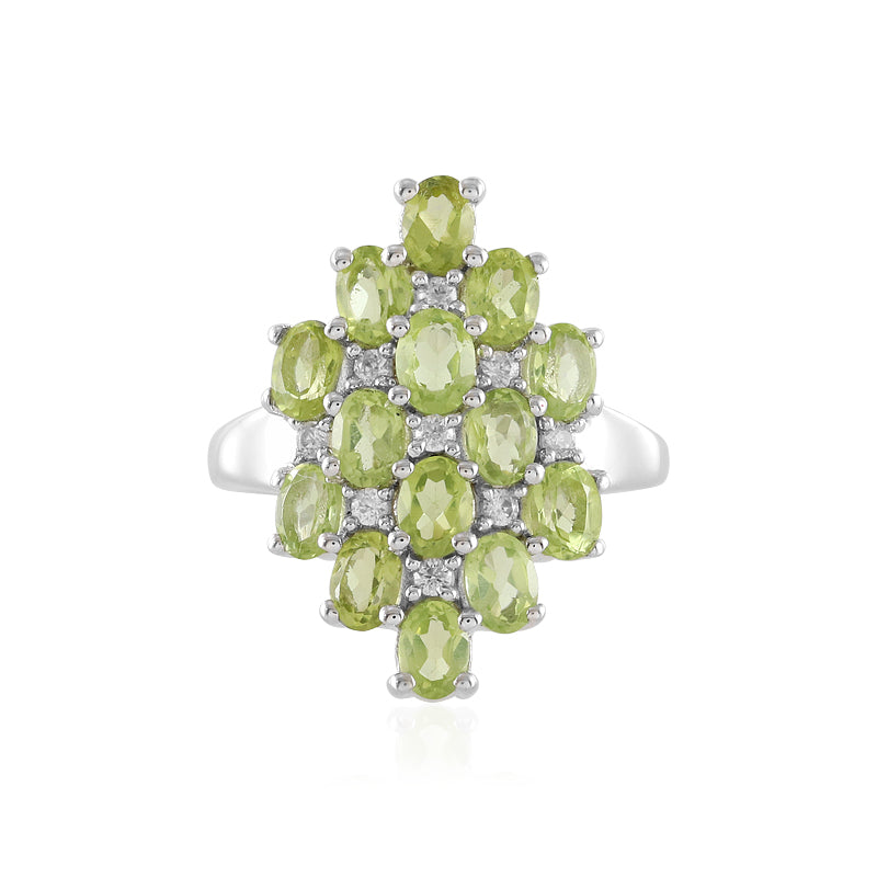 Peridot-Silberring