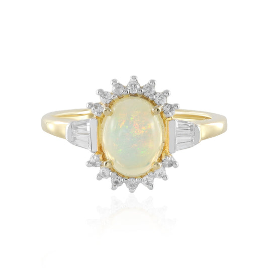 Welo-Opal-Silberring