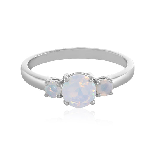 Welo-Opal-Silberring