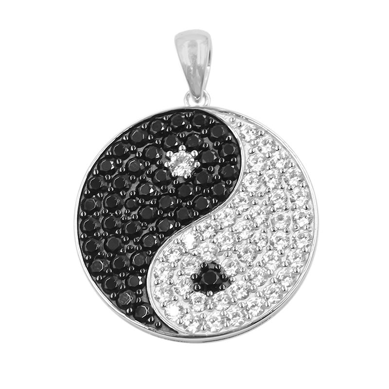 Edelstein-Silberanhänger