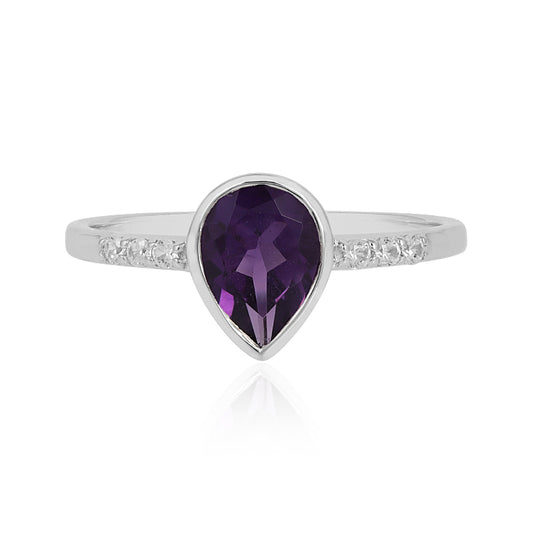 Sambia-Amethyst-Silberring