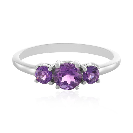 Uruguay-Amethyst-Silberring