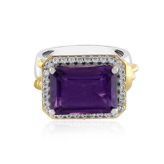 Amethyst-Silberring (Gems en Vogue)