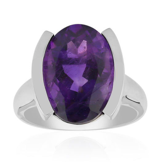 Sambia-Amethyst-Silberring (Pallanova)