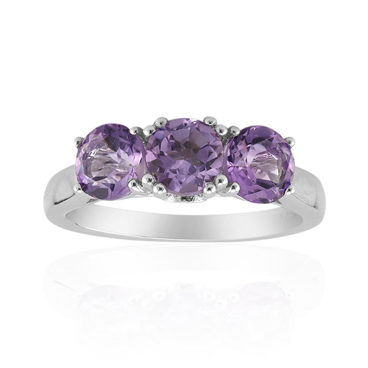 Amethyst-Silberring