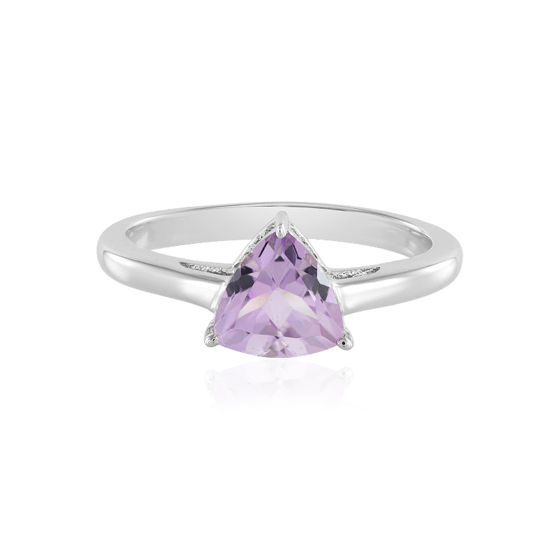 Lavendel-Amethyst-Silberring