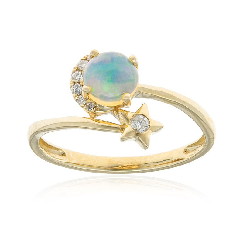 Welo-Opal-Goldring (CIRARI)