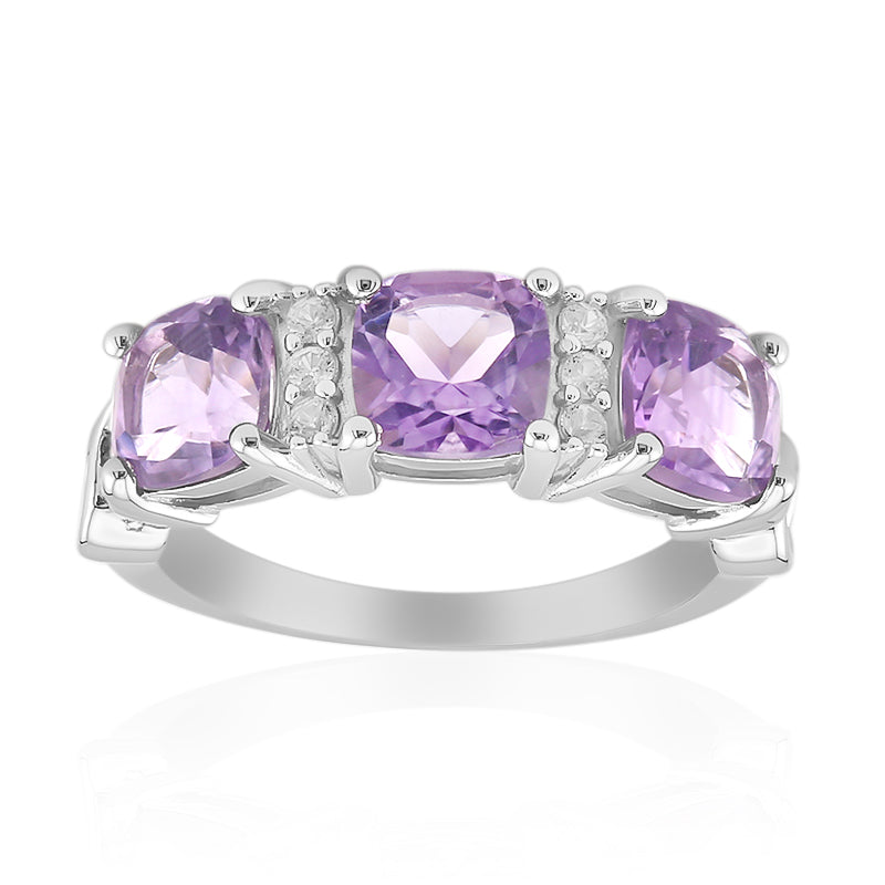 Amethyst-Silberring