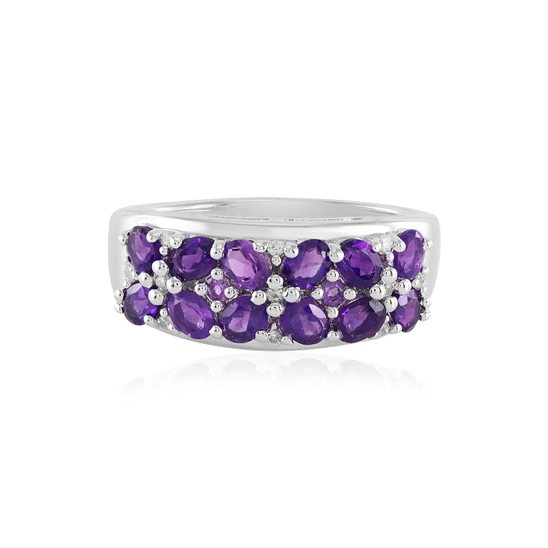 Amethyst-Silberring