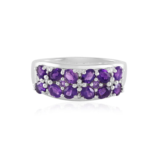 Amethyst-Silberring