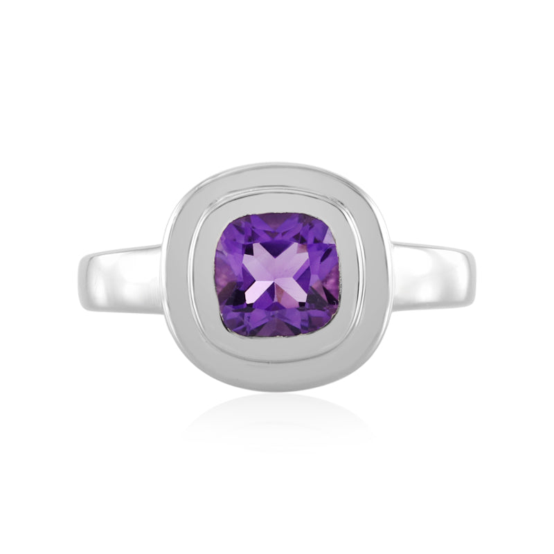 Marokkanischer Amethyst-Silberring