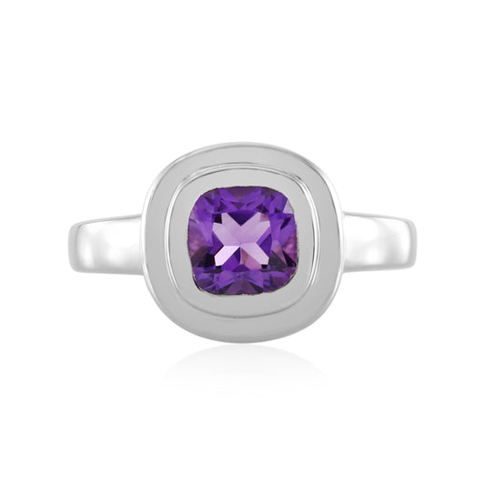 Marokkanischer Amethyst-Silberring