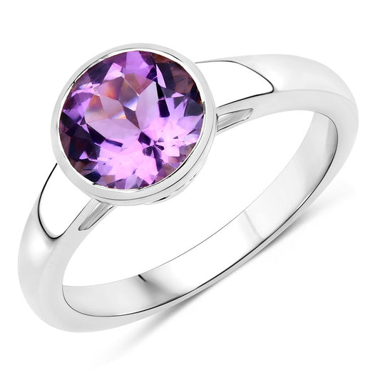 Amethyst-Silberring