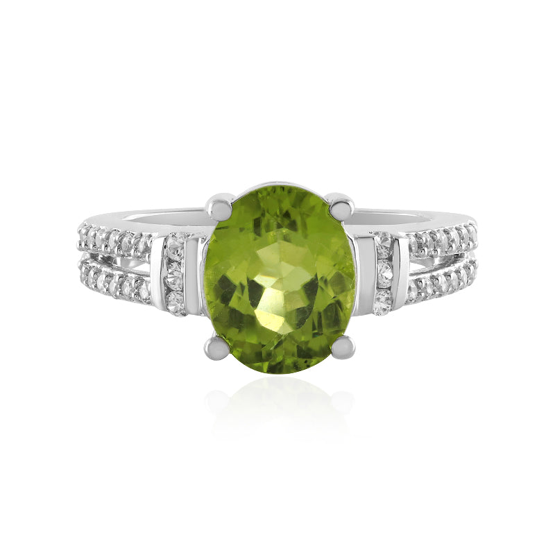 Peridot-Silberring