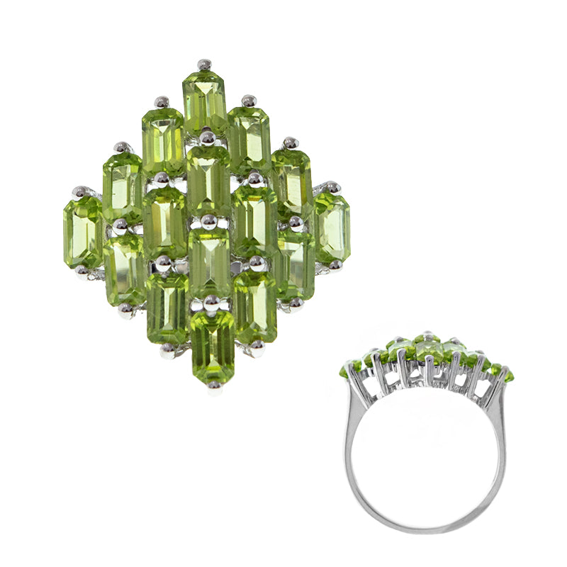 Peridot-Silberring