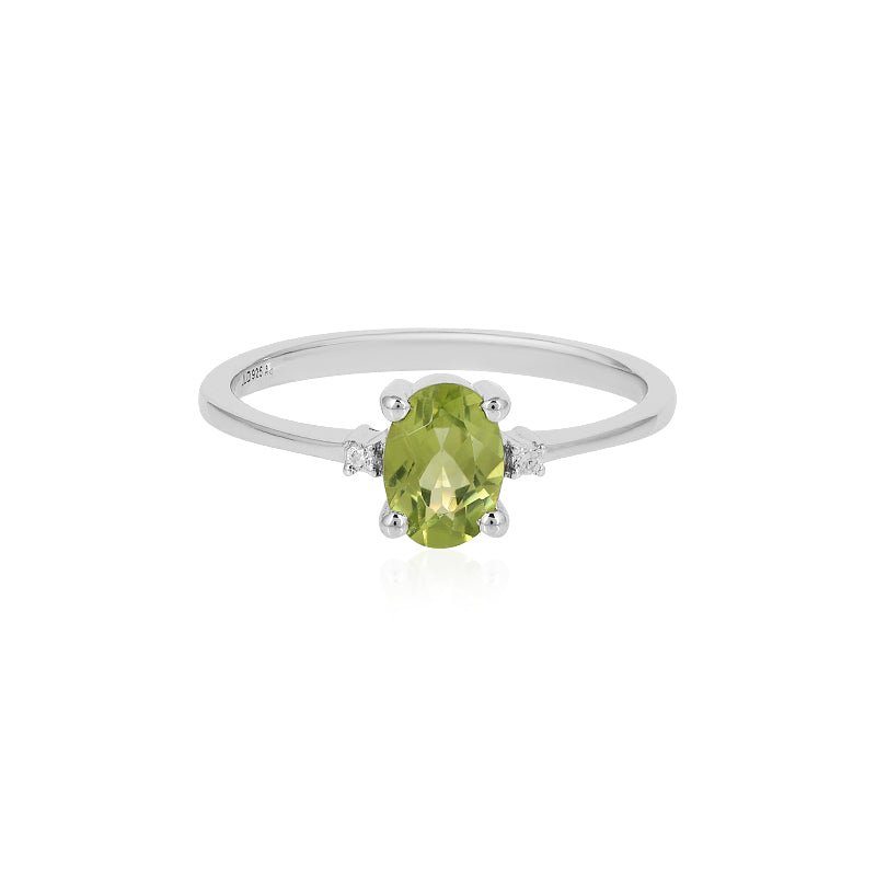 Peridot-Silberring