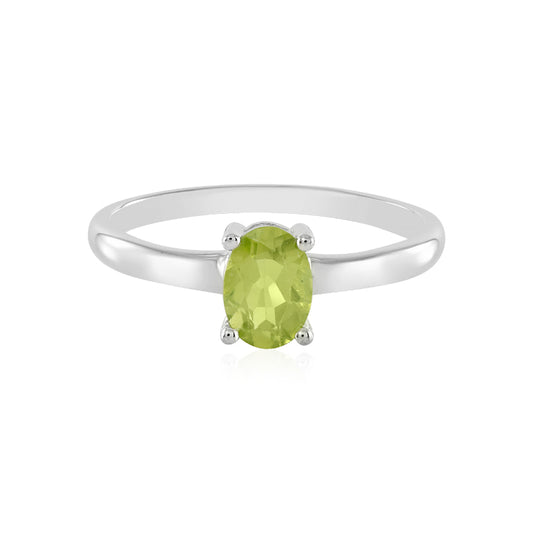 Peridot-Silberring