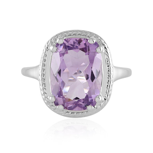 Lavendel-Amethyst-Silberring