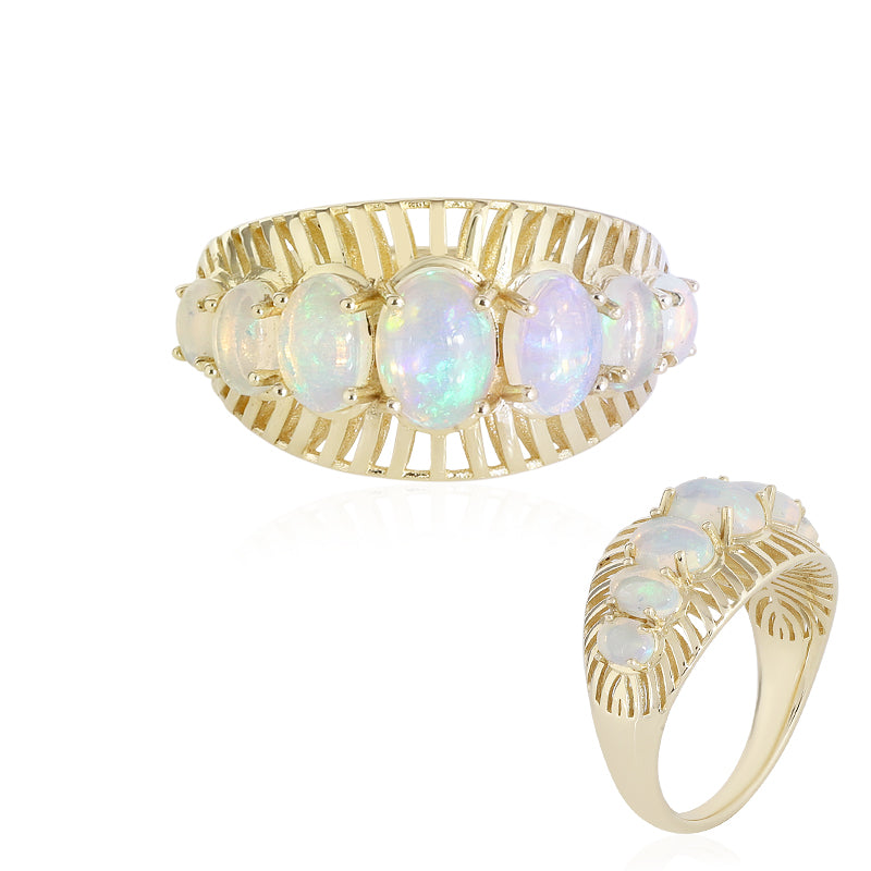 Welo-Opal-Goldring (Ornaments by de Melo)