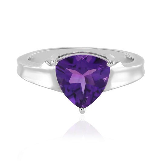 Sibirischer Amethyst-Silberring