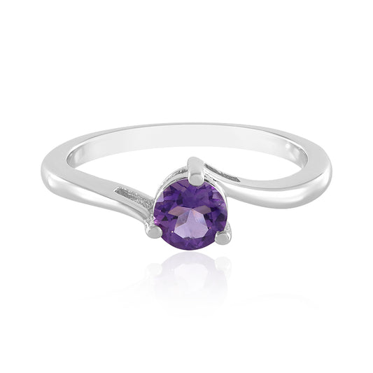 Sibirischer Amethyst-Silberring