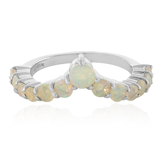 Welo-Opal-Silberring