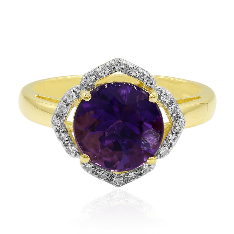 Uruguay-Amethyst-Goldring