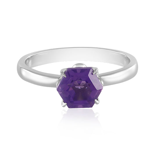 Marokkanischer Amethyst-Silberring