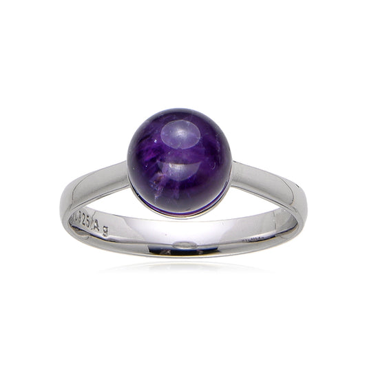 Amethyst-Silberring