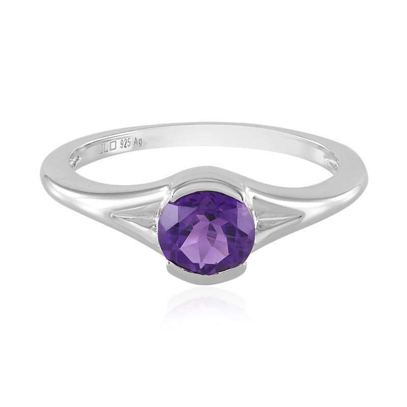 Sibirischer Amethyst-Silberring