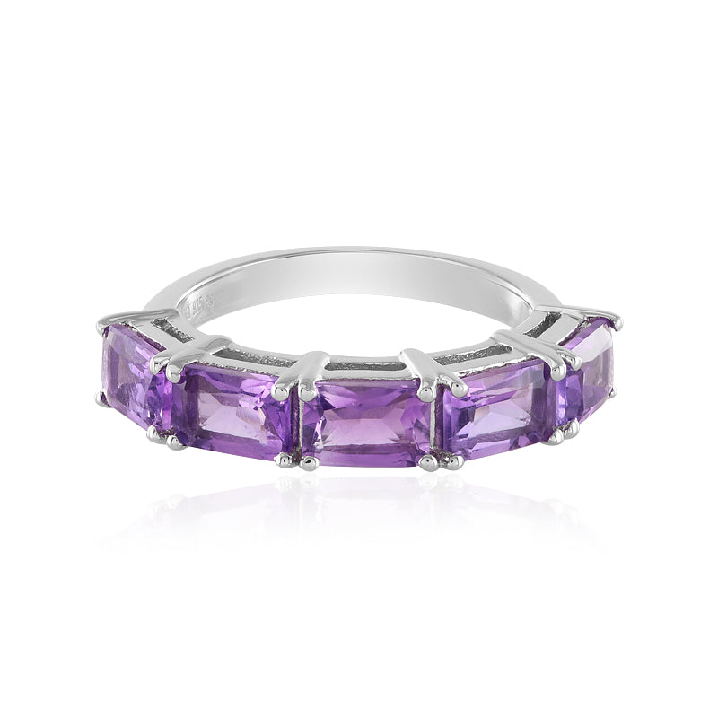 Marokkanischer Amethyst-Silberring