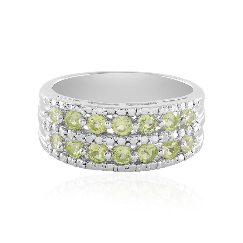 Peridot-Silberring