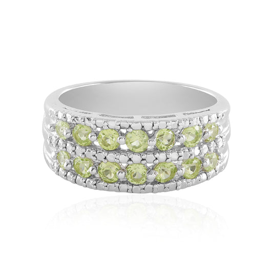 Peridot-Silberring