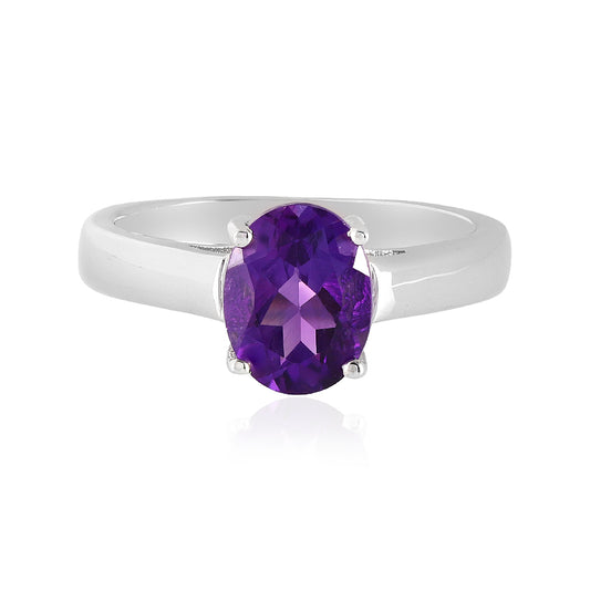 Sambia-Amethyst-Silberring