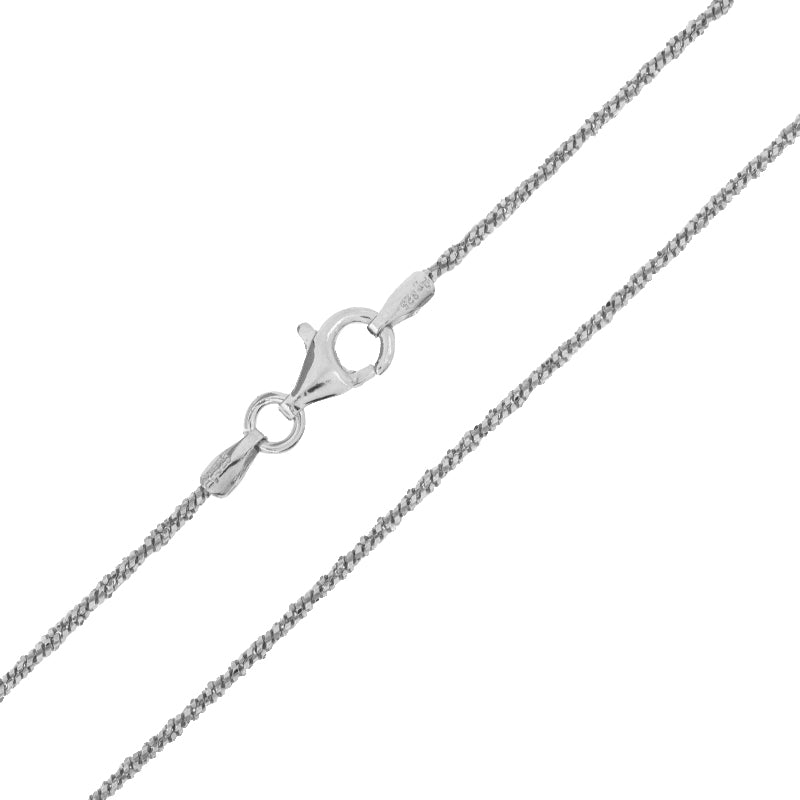 Silber-Criss-Cross-Kette - 70 cm - 4,1 g