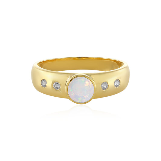 Welo-Opal-Silberring