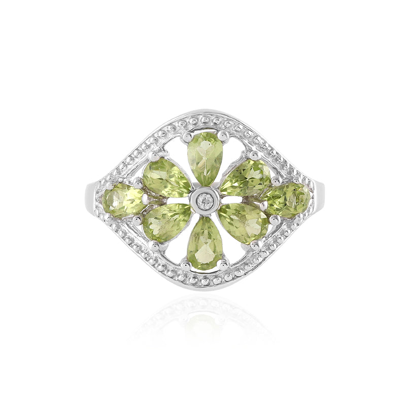 Peridot-Silberring