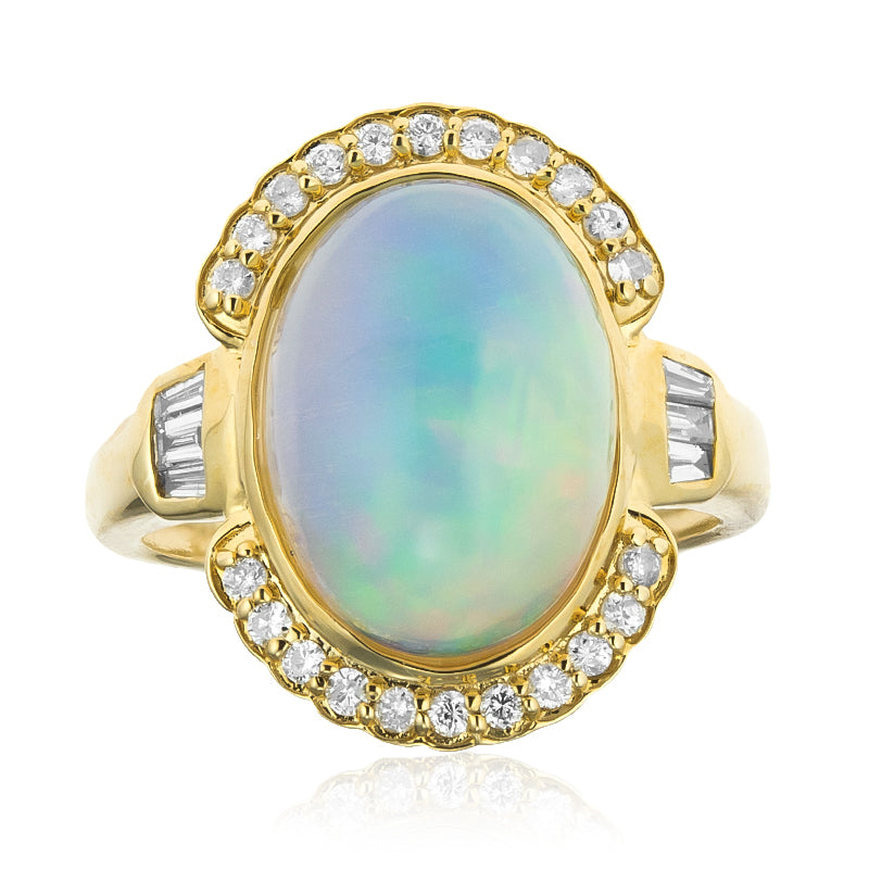 Welo-Opal-Goldring (CIRARI)