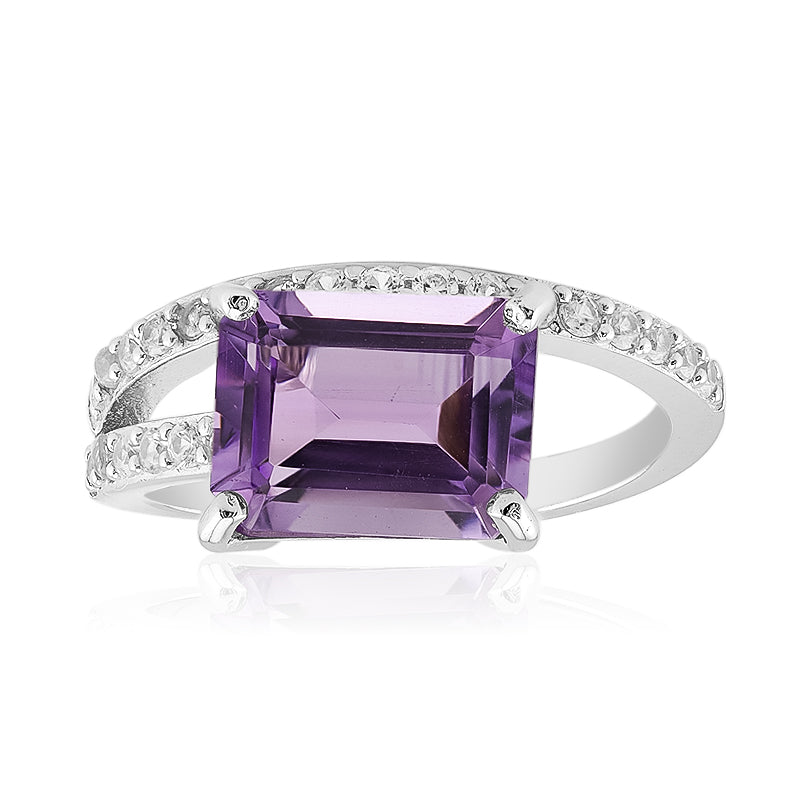 Amethyst-Silberring