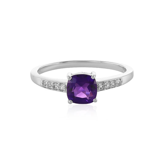 Sambia-Amethyst-Silberring