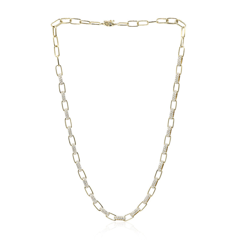 I1 (H) brilliant gold necklace (CIRARI)