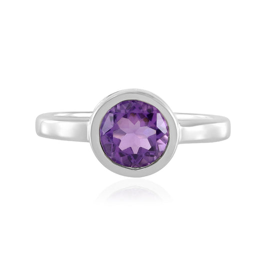 Uruguay-Amethyst-Silberring