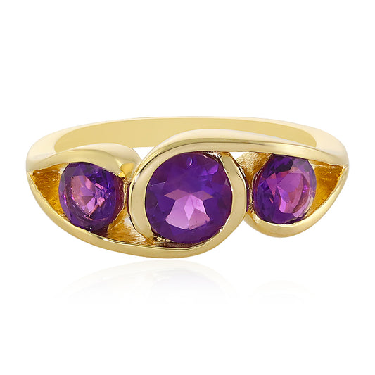 Amethyst-Silberring