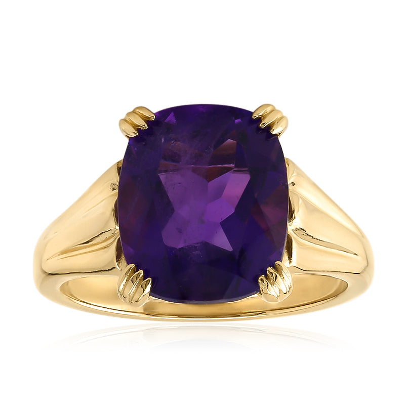 Marokkanischer Amethyst-Silberring