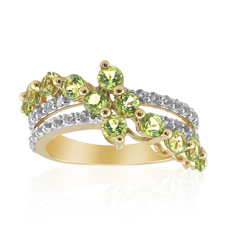 Peridot-Silberring