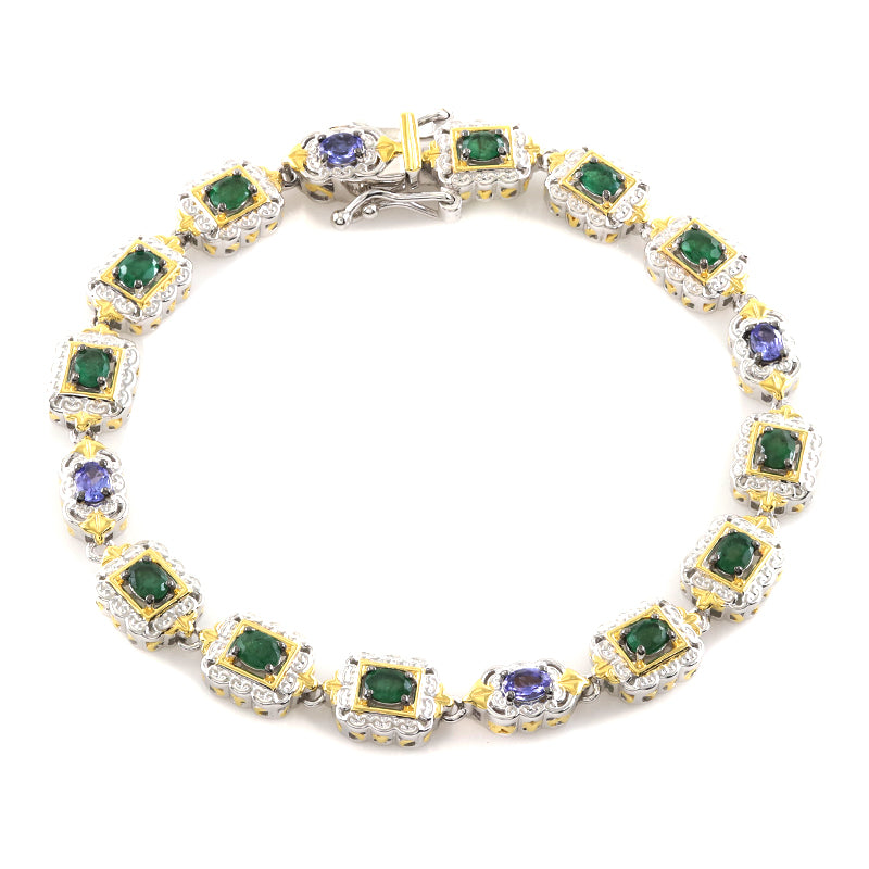 Edelstein-Silberarmband (Gems en Vogue)